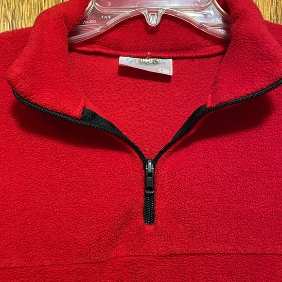 YoYo's Fleece Long Sleeve Top with 7 inch Zipper Size Large - Picture 6 of 7